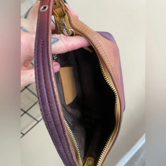 Recycled Riot Coach sunset gradient Legacy baguette, very y2k, lovely patina. - Picture 7 of 10